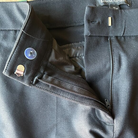 Banana Republic Women's Ponte Pant Black Size 12 - Picture 6 of 8